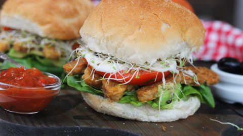 Super Stuffed Tempeh Sandwich