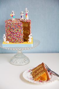 Bunny Vanilla Cake with Milk Chocolate Buttercream