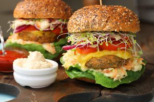 Easy Home-made Tofu Burgers