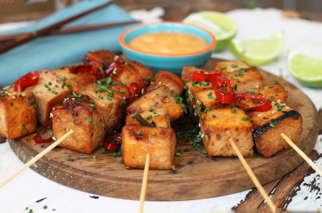 Tofu Satay Skewers - Vegan Recipe Club