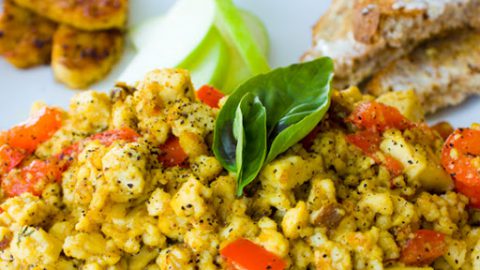 5:2 Fast Day Tofu Scramble