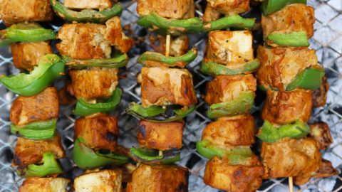 Tofu Tikka Kebabs