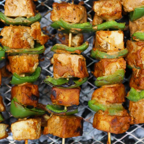 Tofu Tikka Kebabs