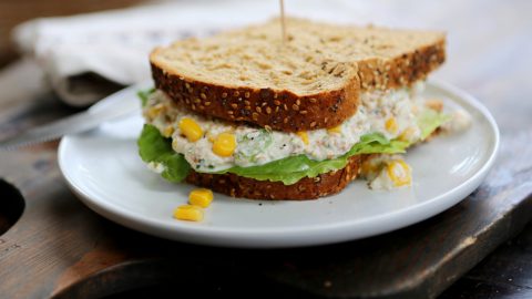 'Tuna' & Sweetcorn Sandwich