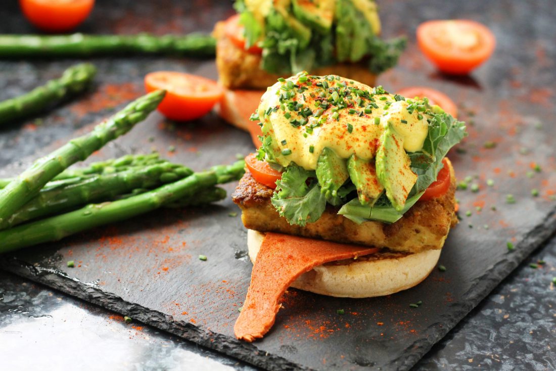 Vegan Eggs Benedict - Vegan Recipe Club