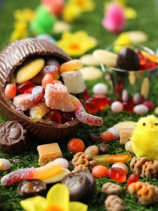 DIY Exploding Candy Vegan Easter Egg