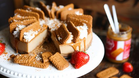 Baked Biscoff Cheesecake