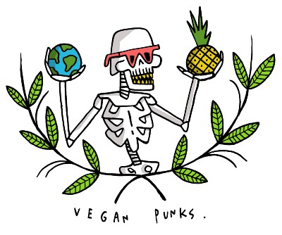 vegan punks logo