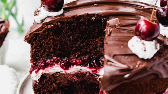 Easy German Black Forest Cake - Rich And Delish