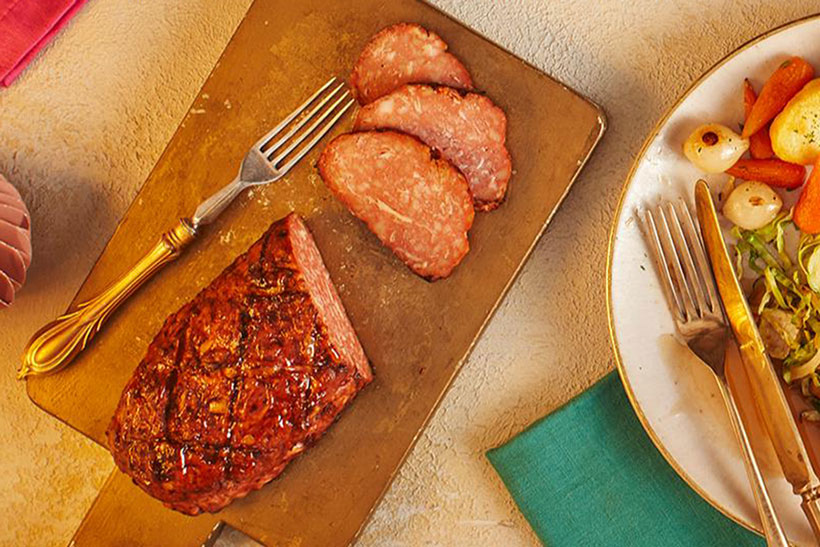 No Gammon Roast with Maple Glaze