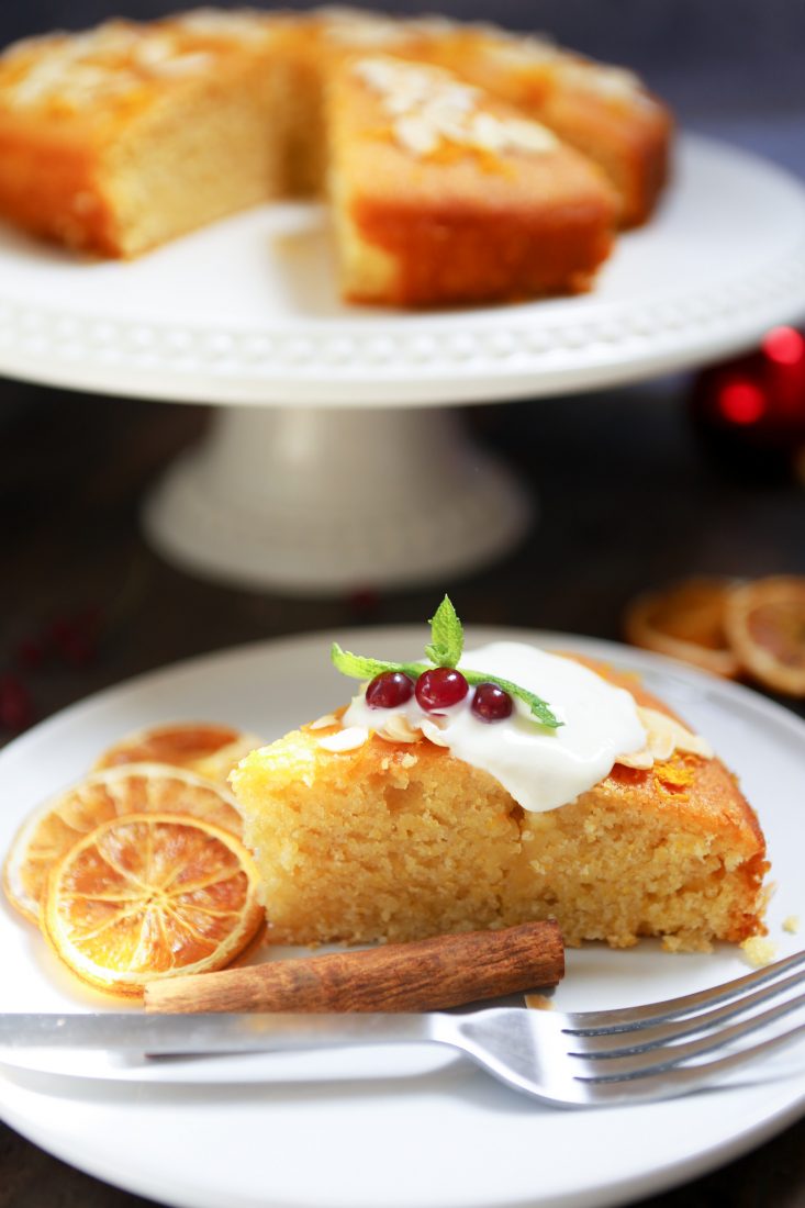 Brandy Butter Cake with Prunes - Rasa Malaysia