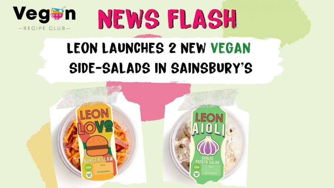 Leon launches 2 new vegan side-salads in Sainsbury's - Vegan Recipe Club