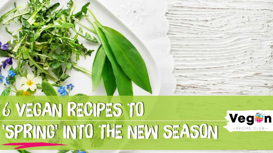 Blog Banner: Vegan Spring Recipes