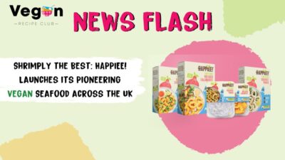 Happiee Vegan Seafood News Flash Banner